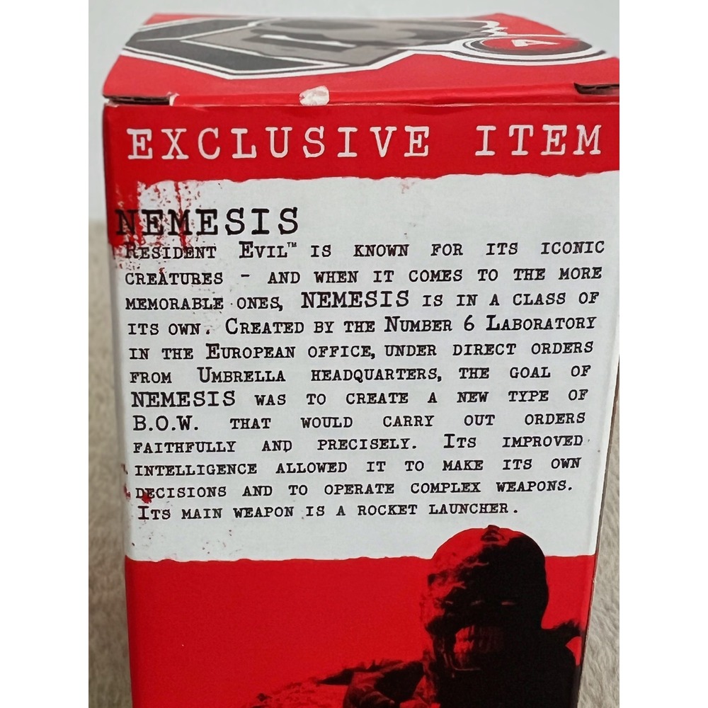 Resident Evil 20th Anniversary Nemesis Figure Nerd Block Exclusive Capcom B.O.W. - Picture 3 of 8